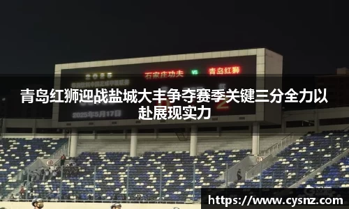 青岛红狮迎战盐城大丰争夺赛季关键三分全力以赴展现实力