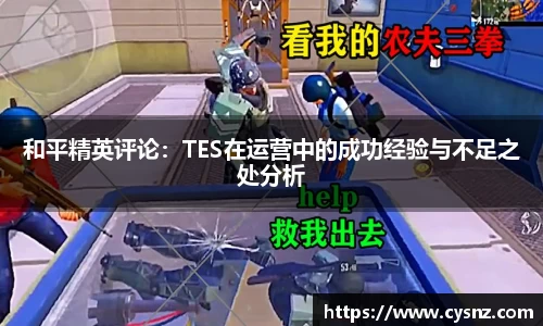 和平精英评论：TES在运营中的成功经验与不足之处分析